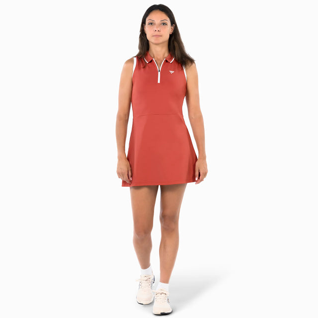 Sukienka tenisowa Tecnifibre Tech Dress 2026 ceglana