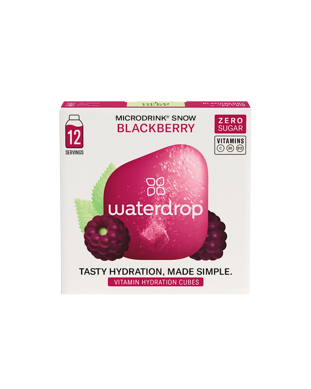 Elektrolity Waterdrop Microdrink Snow o smaku jeżyny x12