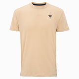 Koszulka tenisowa Tecnifibre Graphic Tee piaskowa