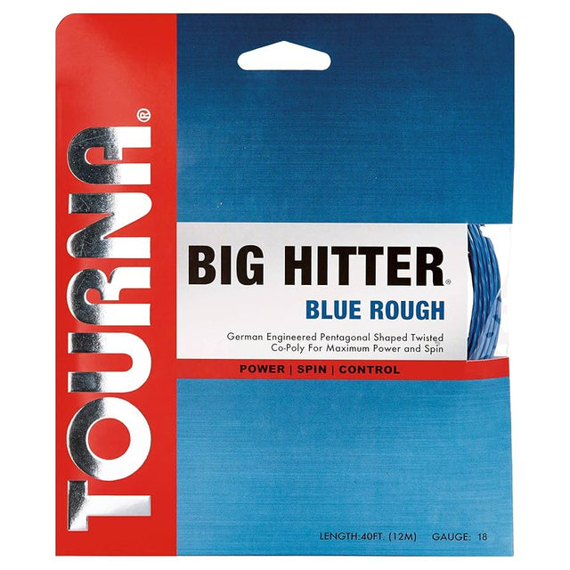 Naciąg tenisowy Tourna Big Hitter Blue Rough - niebieski