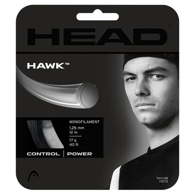 Naciąg tenisowy Head Hawk 12m czarny