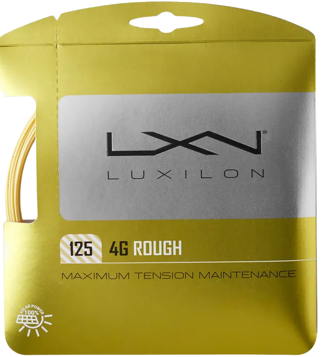 Naciąg tenisowy Luxilon 4G Rough żółty
