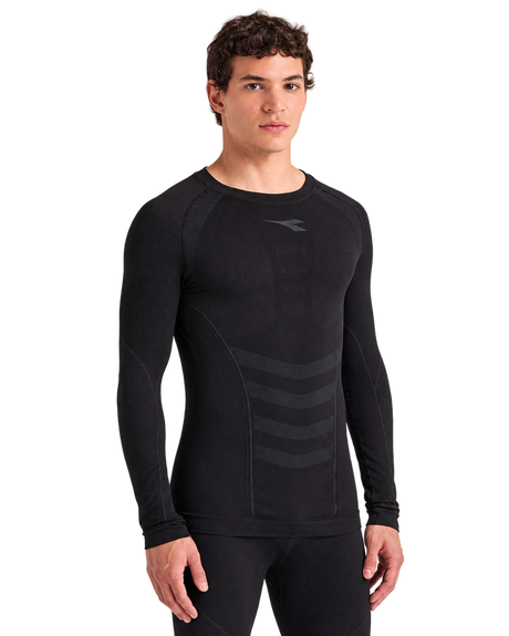 Koszulka kompresyjna Diadora LS T-Shirt Stratozero czarna