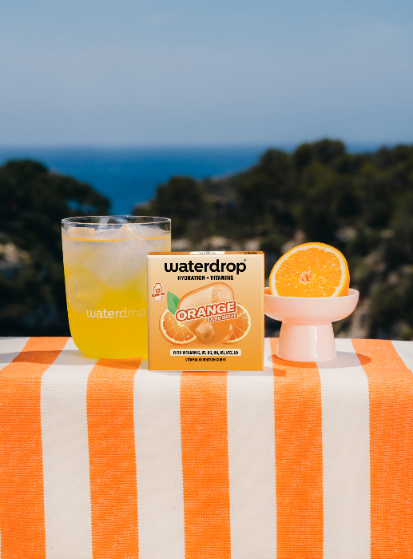 Elektrolity Waterdrop Microdrink o smaku Orange x12