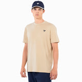 Koszulka tenisowa Tecnifibre Graphic Tee piaskowa