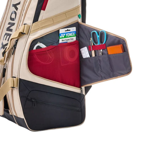 Torba tenisowa Yonex Gearlogic Racquet Bag 6 beżowa