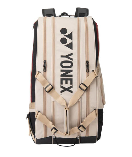 Torba tenisowa thermobag Yonex Gearlogic Racquet Bag 9 beżowa