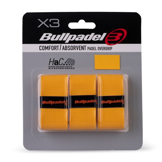 Owijki wierzchnie Bullpadel Comfort Absorbent pomarańczowe