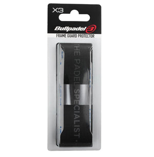 Taśma na rakietę do padla Bullpadel Frame Guard Protector x3 czarna