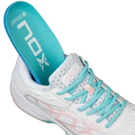 Buty do padla Nox AT10 Lux damskie biało-różowe