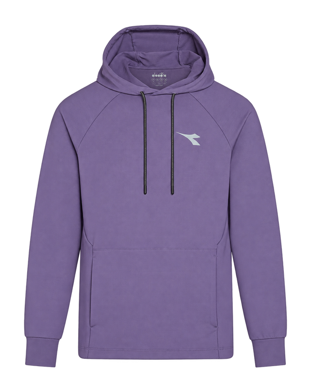 Bluza tenisowa Diadora Jersey Pullover Hoodie fioletowa