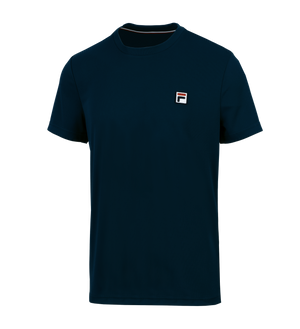 Koszulka tenisowa Fila T-shirt Dani granatowa