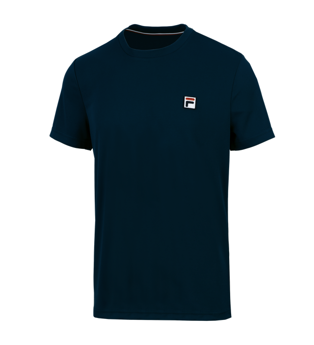 Koszulka tenisowa Fila T-shirt Dani granatowa