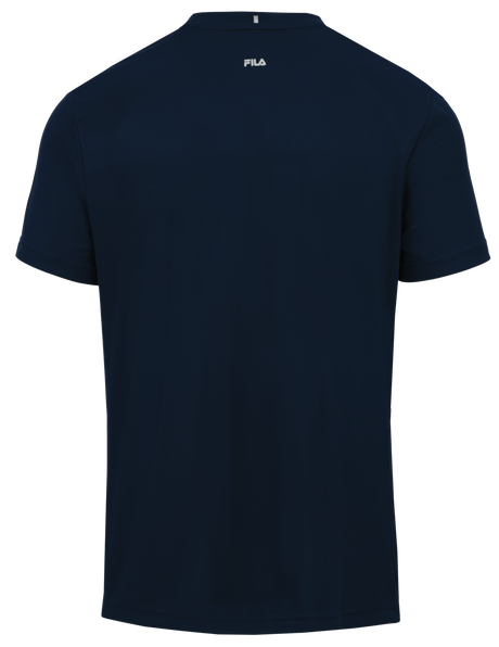Koszulka tenisowa Fila T-shirt Dani granatowa