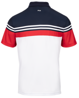 Koszulka tenisowa Fila Polo Paul granatowo-biała