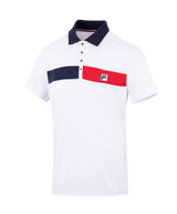 Koszulka tenisowa Fila Polo Jayden biała