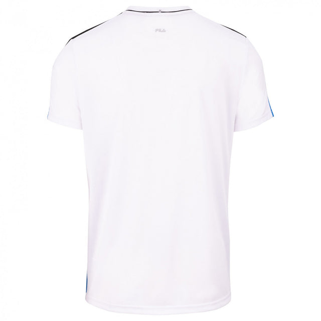 Koszulka tenisowa Fila T-shirt Gabriel biało-błękitna