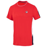 Fila Gabriel Red Tennis T-Shirt