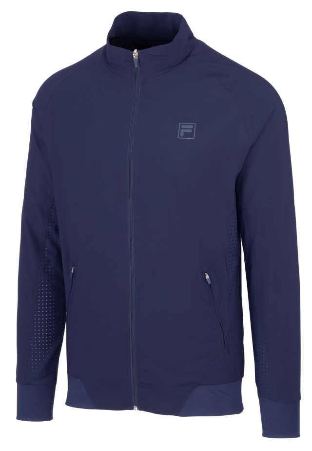Bluza tenisowa Fila Jacket Aston granatowa