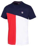 Koszulka tenisowa Fila T-shirt Christian multikolor