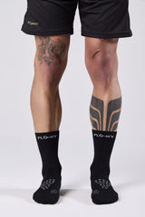 Skarpety tenisowe biomechaniczne Floky S-Mash czarne