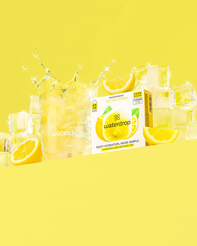 Elektrolity Waterdrop Microdrink o smaku Ice Tea Lemon x12