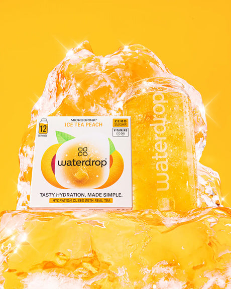 Elektrolity Waterdrop Microdrink o smaku Ice Team Peach x12