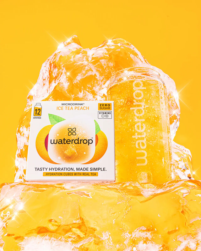 Elektrolity Waterdrop Microdrink o smaku Ice Team Peach x12