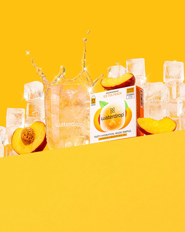 Elektrolity Waterdrop Microdrink o smaku Ice Team Peach x12