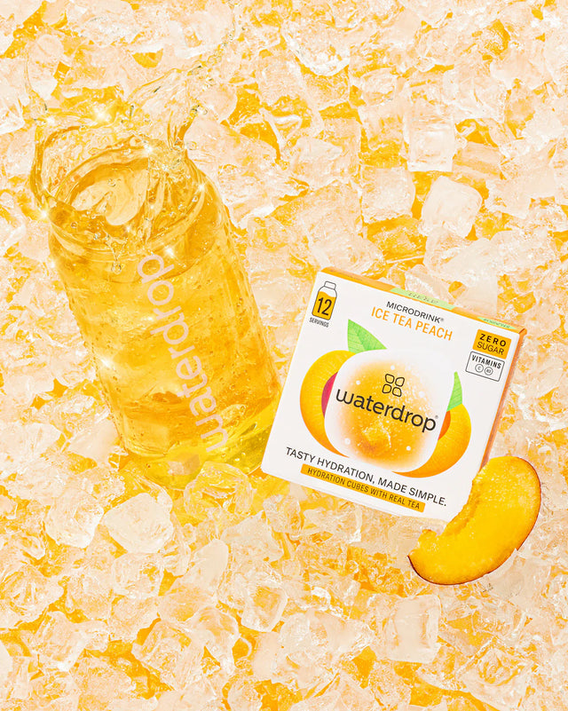 Elektrolity Waterdrop Microdrink o smaku Ice Team Peach x12