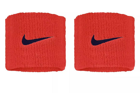 Frotki tenisowe Nike Swoosh Wristbands pomarańczowe