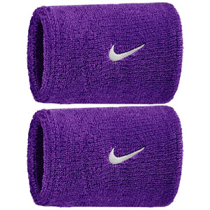 Frotki tenisowe Nike Swoosh Classic Wristbands fioletowe
