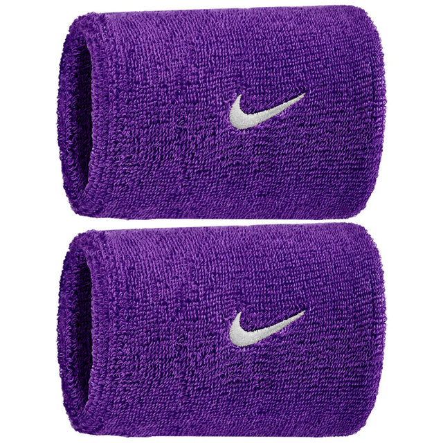Frotki tenisowe Nike Swoosh Classic Wristbands fioletowe