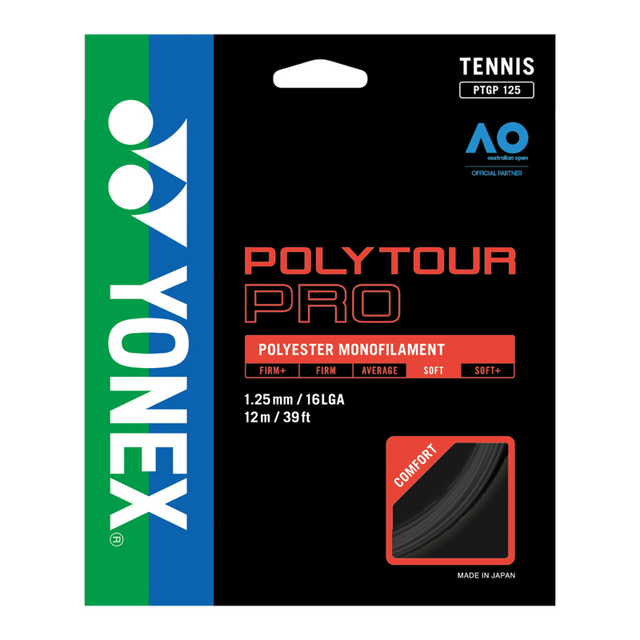 Naciąg Tenisowy Yonex Poly Tour Pro - grafitowy