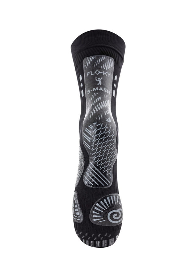 Skarpety tenisowe biomechaniczne Floky S-Mash czarne