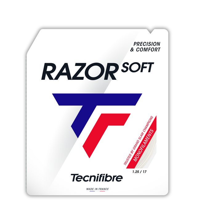 Naciąg tenisowy Tecnifibre Razor Soft biały