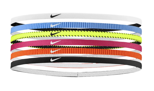 Opaski na głowę Nike Flex Slim Headbands 6P wielokolorowe