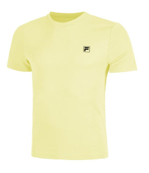 Koszulka tenisowa Fila T-shirt Tristan żółta