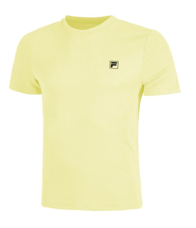 Koszulka tenisowa Fila T-shirt Tristan żółta