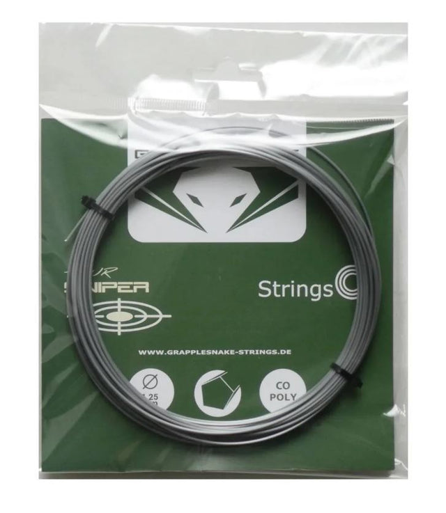 Naciąg tenisowy Grapplesnake Tour Sniper srebrny