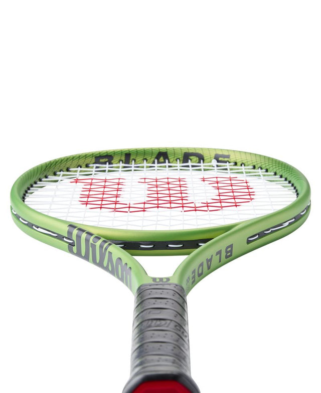 Rakieta tenisowa Wilson Blade Feel 100 zielona - naciągnięta