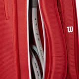 Torba tenisowa Wilson Super Tour x6 czerwona