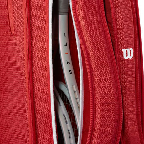 Torba tenisowa Wilson Super Tour x6 czerwona