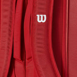 Torba tenisowa Wilson Super Tour x6 czerwona