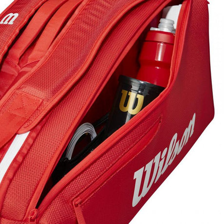 Torba tenisowa Wilson Super Tour x6 czerwona