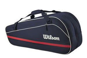 Torba tenisowa Wilson Team Racket 6R granatowa