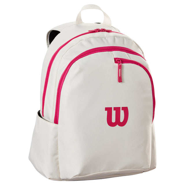 Plecak tenisowy Wilson Advantage Backpack biało-różowy