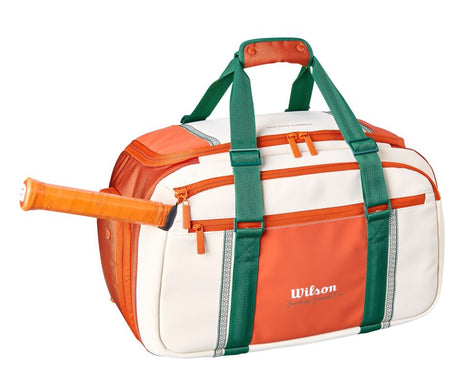 Torba tenisowa Wilson Roland Garros 2026 Small Duffel beżowa