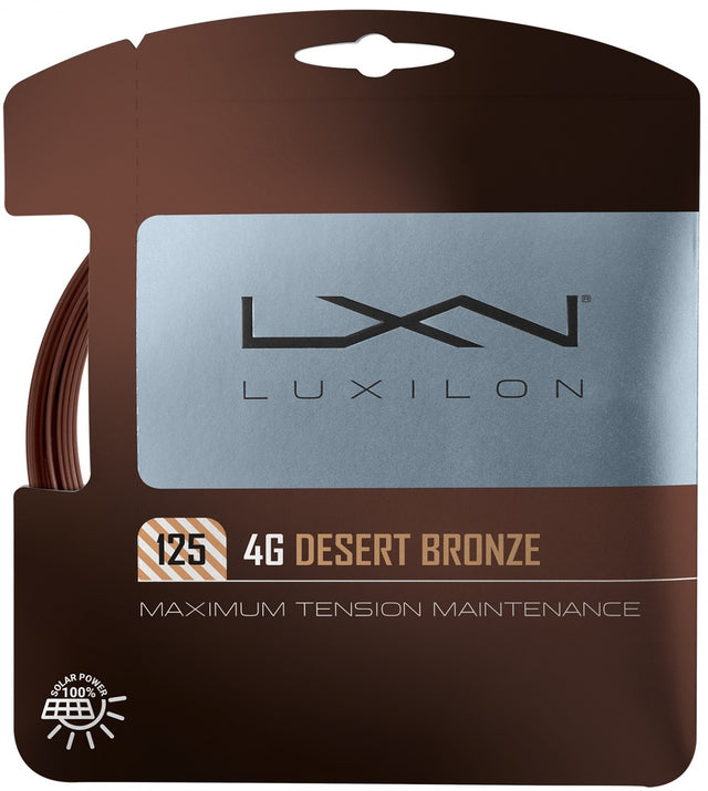 Naciąg tenisowy Luxilon 4G Desert Bronze brązowy