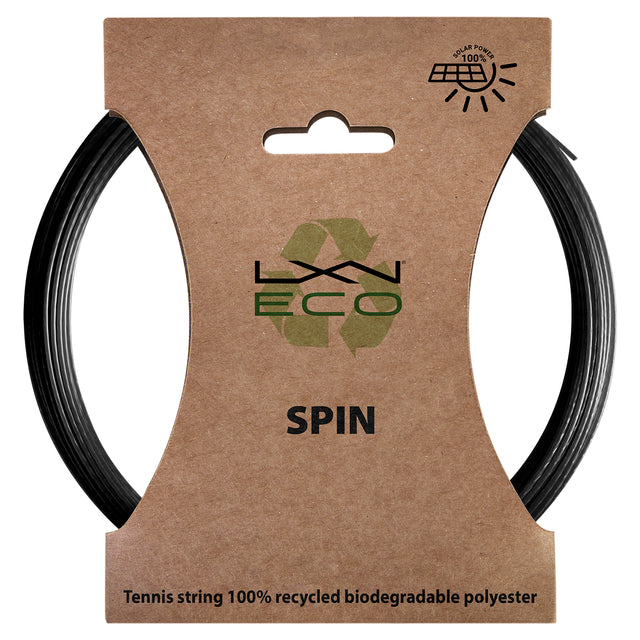 Naciąg tenisowy Luxilon Eco Spin czarny